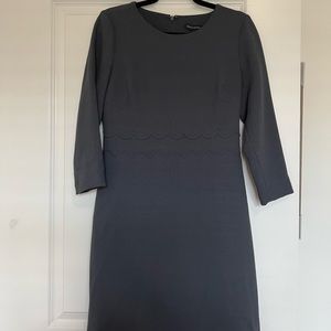 Dark gray banana republic business dress